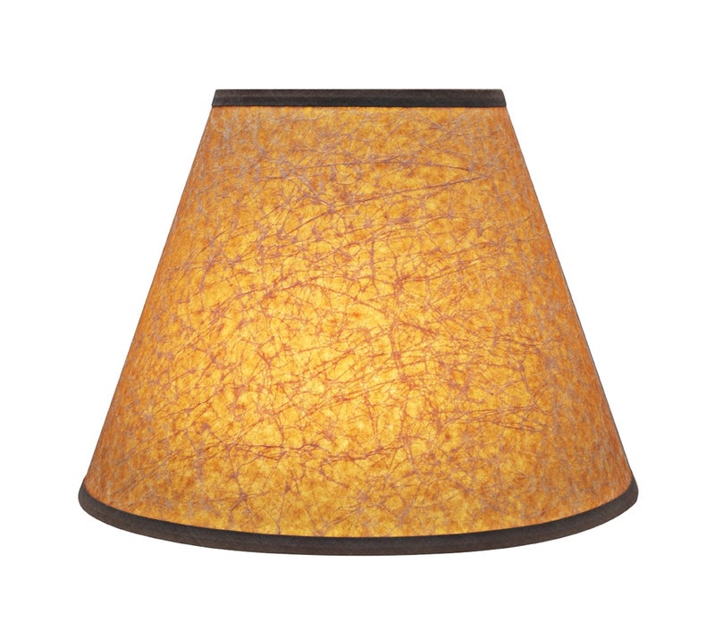 Aspen Creative 32622 Transitional Empire Shape Spider Construction Lamp Shade in Cider Brown, 6" Top x 12" Bottom x 9" Slant Height - Image 2